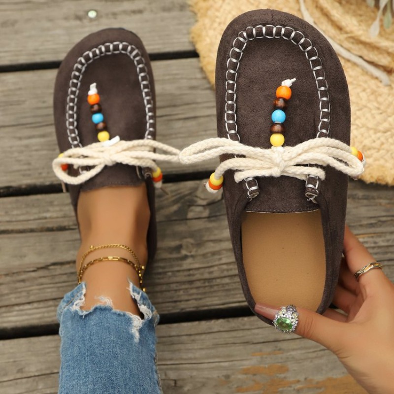 New Ethnic Fashion - Mocassins à enfiler pour femmes 2026,