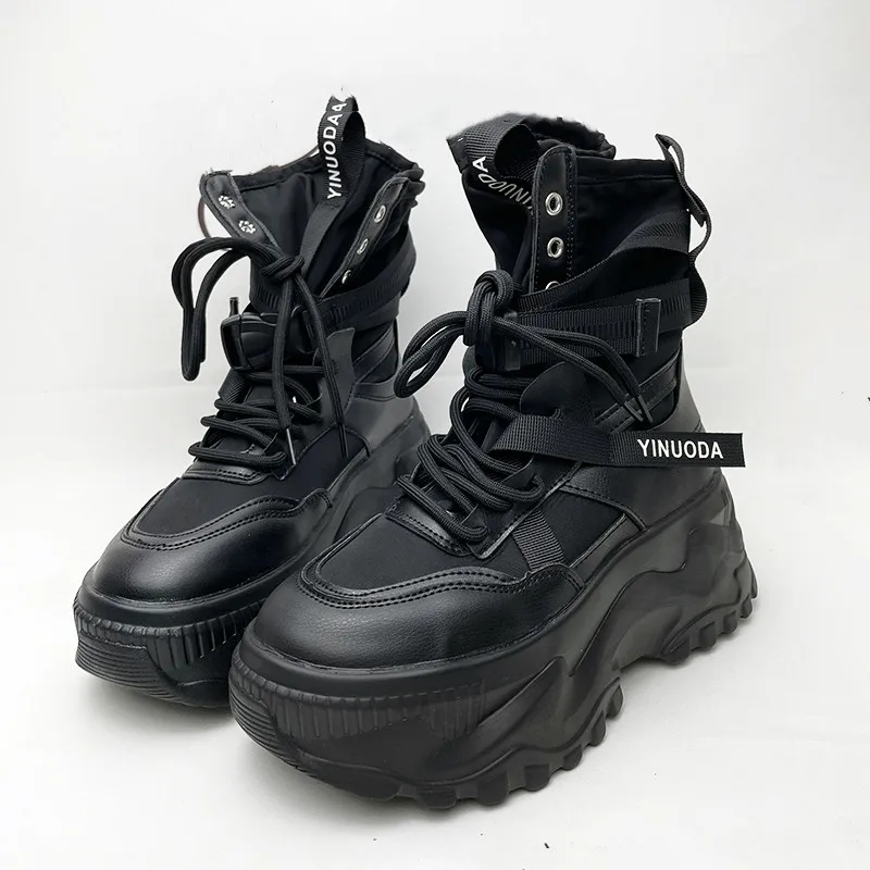 Ethnic Modern Fashion - Automne hiver plate-forme bottes femmes à
