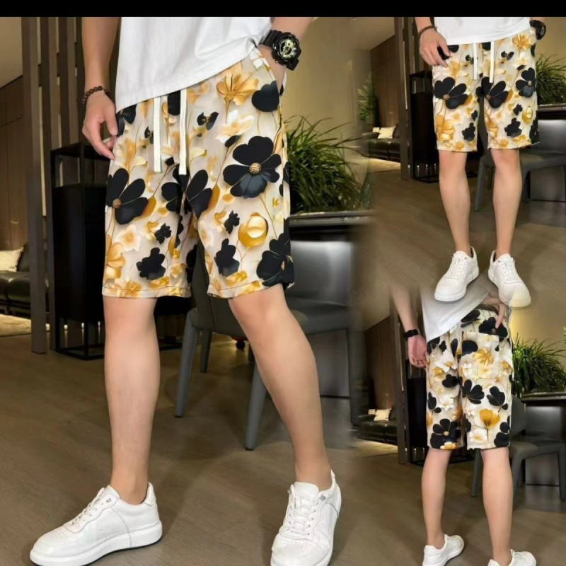 New Ethnic Fashion - Short à motif floral de style