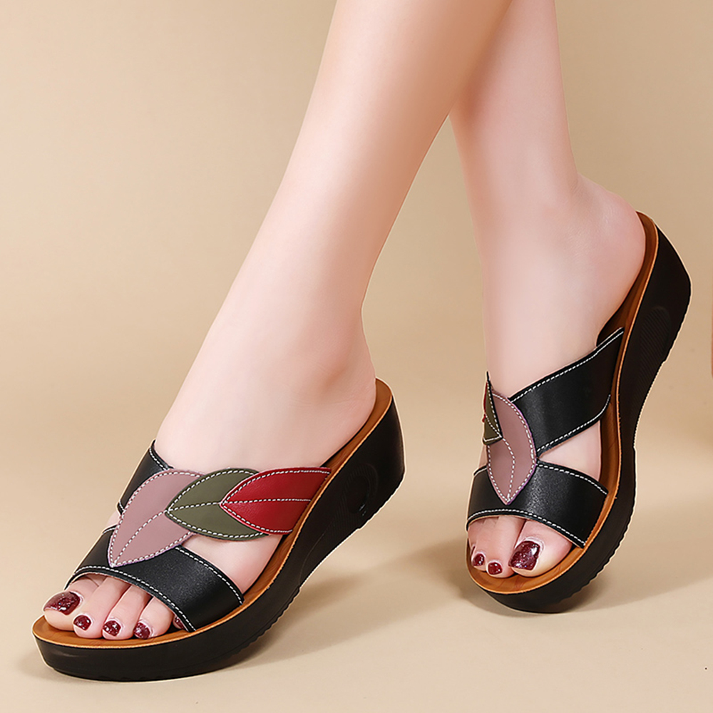 Sandales compensées à semelle  - Ethnic Modern Fashion avis et prix