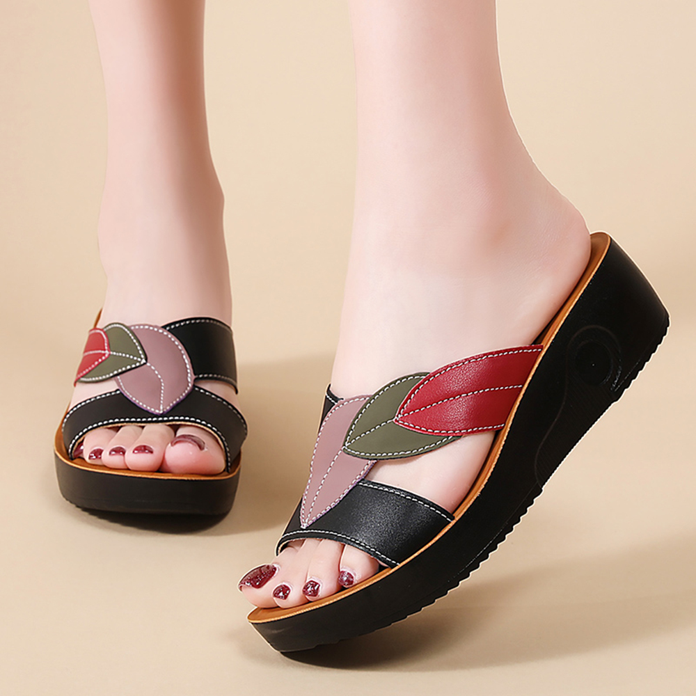 Sandales compensées à semelle  - Ethnic Modern Fashion avis et prix