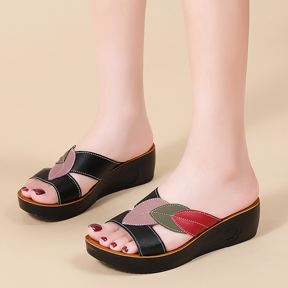 Sandales compensées à semelle  - Ethnic Modern Fashion avis et prix