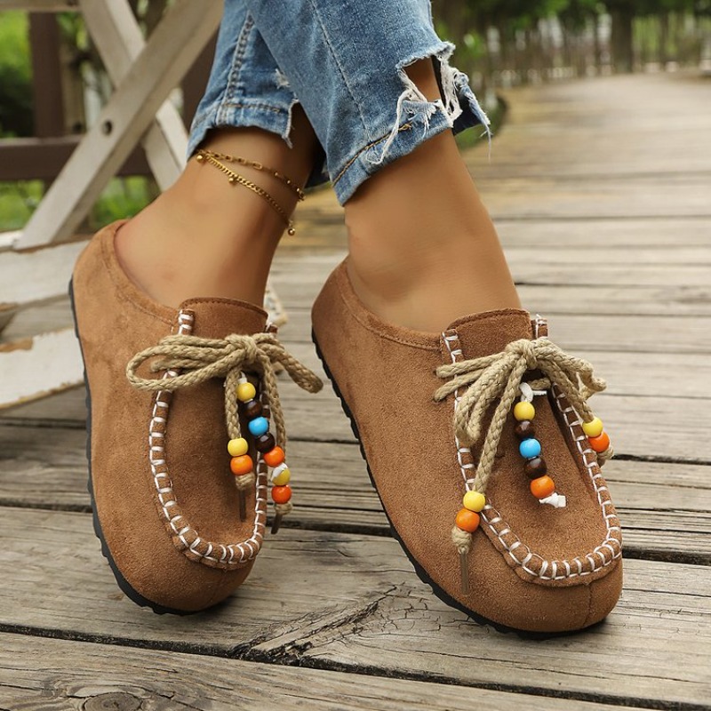 Mocassins à enfiler pour femme - New Ethnic Fashion avis et prix