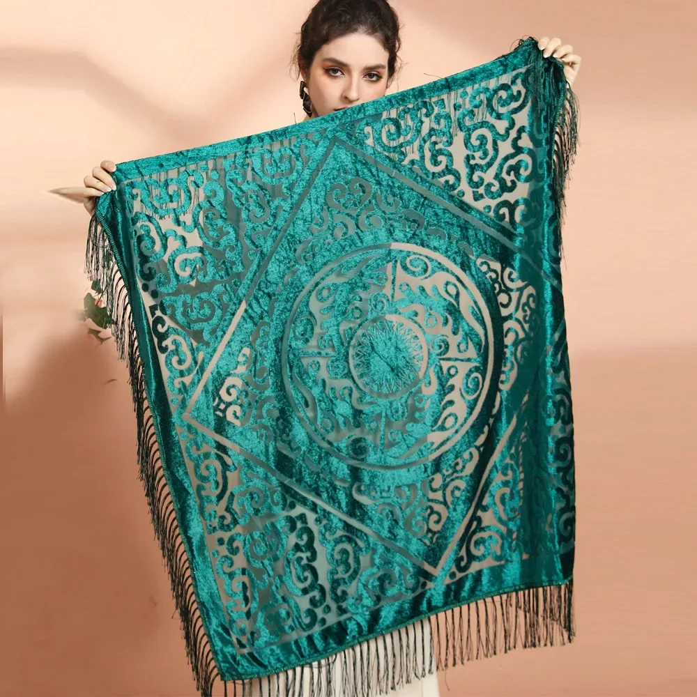 Châle jacquard en velours AW25 - Ethnic Fashion Design avis et prix